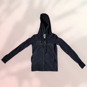 Billabong Black Hoodie with Pink Stitching